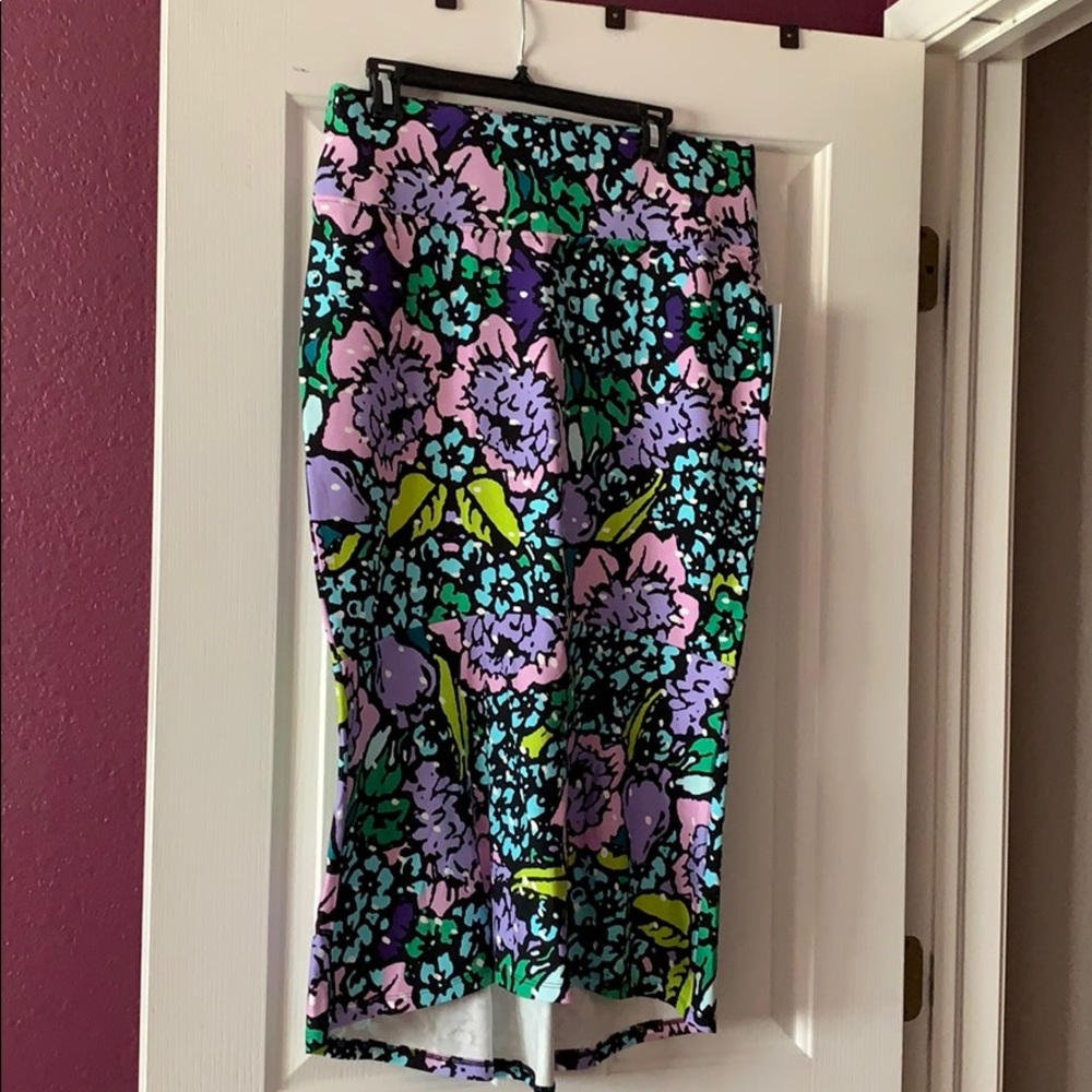 Multiple colored fitted skirt